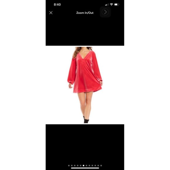Free People MISHA VELVET MINIDRESS XSMALL - Picture 6 of 12